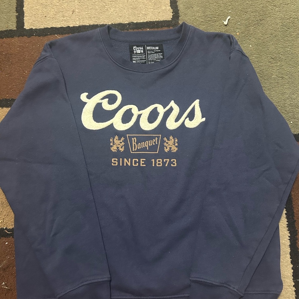 Men’s Navy Blue Coors Banquet Long Sleeve
